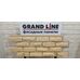 Фасадные панели (Цокольный Сайдинг) Grand Line Колотый Камень DESIGN Песочный (Горчичный), ШОВ RAL 7006