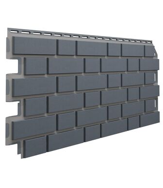 Фасадные панели (Цокольный Сайдинг) Технониколь Оптима Клинкер Серый 