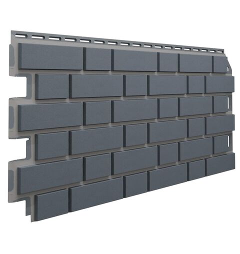 Фасадные панели (Цокольный Сайдинг) Технониколь Оптима Клинкер Серый