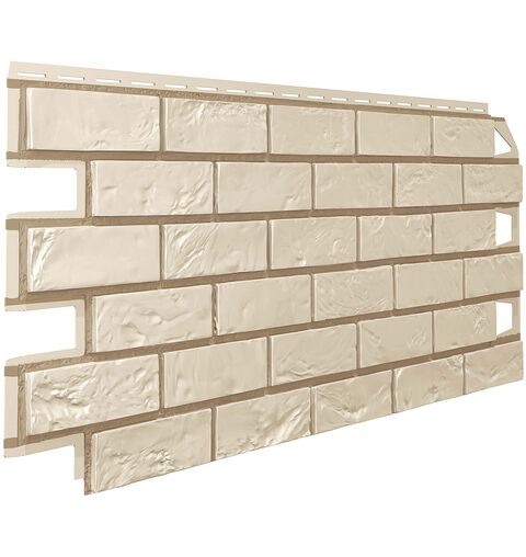 Фасадные панели (Цокольный Сайдинг) VOX Vilo Brick Ivory (Слоновая Кость)