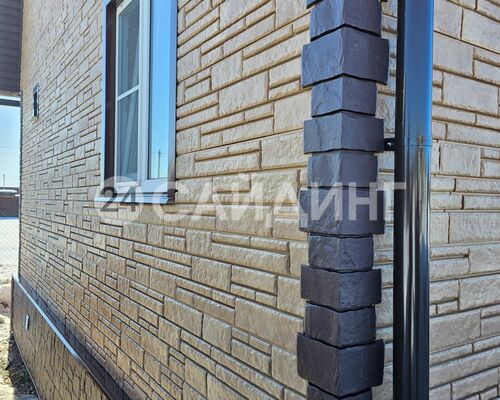 фото дома Я-Фасад Алтайский Камень, цвет Янтарь1200-2133.3333333333