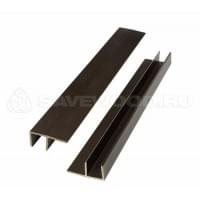 F-профиль ДПК Savewood Темно-Коричневый 4 пог.м.