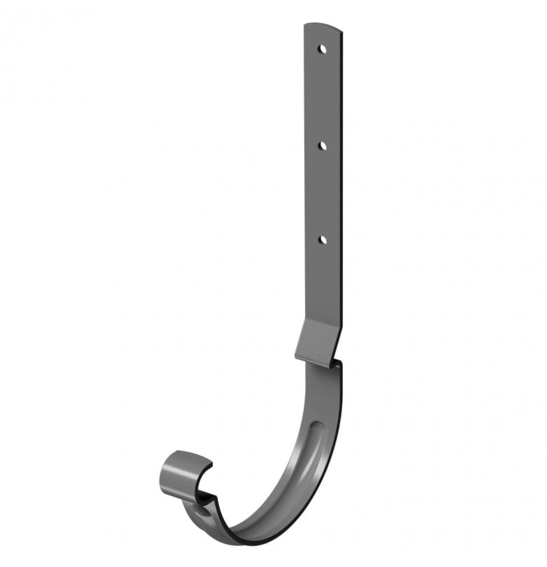 Карнизный крюк длинный Деке Stal Premium Графит (RAL 7024)