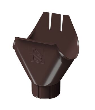 Воронка желоба Деке Stal Premium Шоколад (RAL 8019)