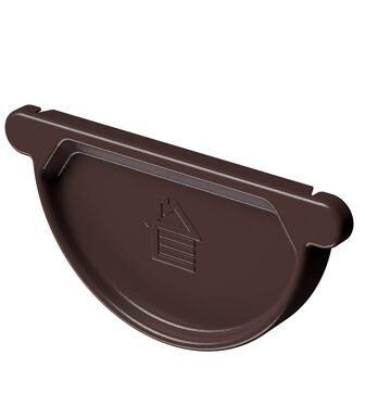 Заглушка желоба Docke (Деке) Stal Premium Шоколад (RAL 8019)